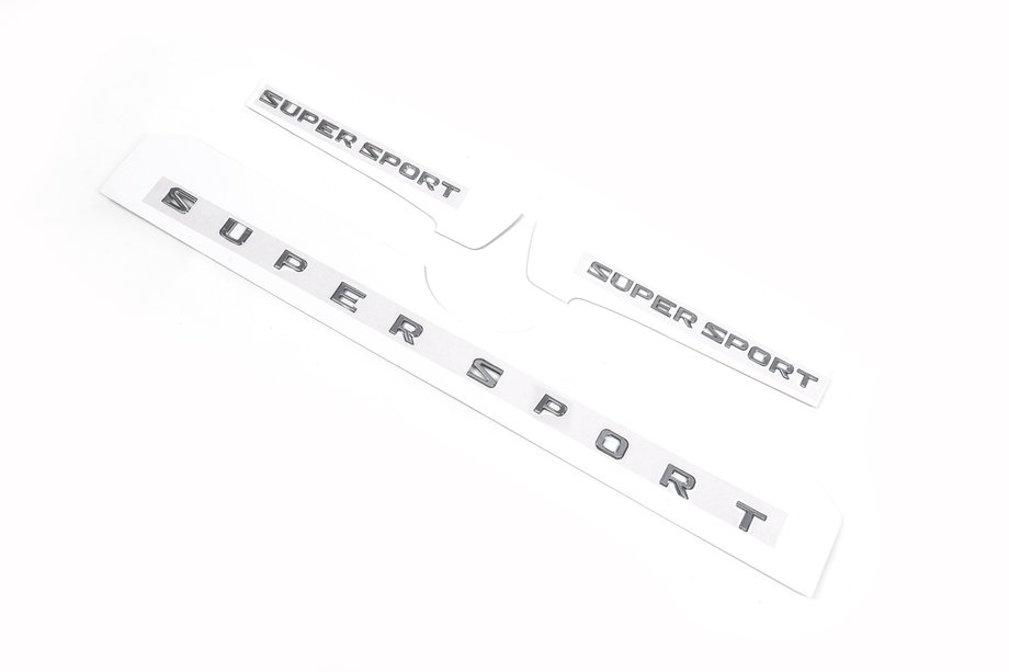 Toyota Land Cruiser 200 2007-2021 Kit d'emblemes Supersport (3 pcs) Image