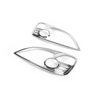Couvre-phares Chromes (2 pcs, plastique) Honda Civic Sedan VII 2001-2006 photo 2