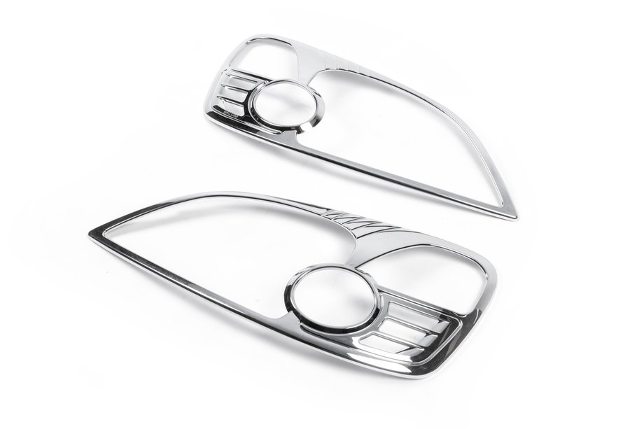 Honda Civic Sedan VII 2001-2006 Couvre-phares Chromes (2 pcs, plastique) Photo 2