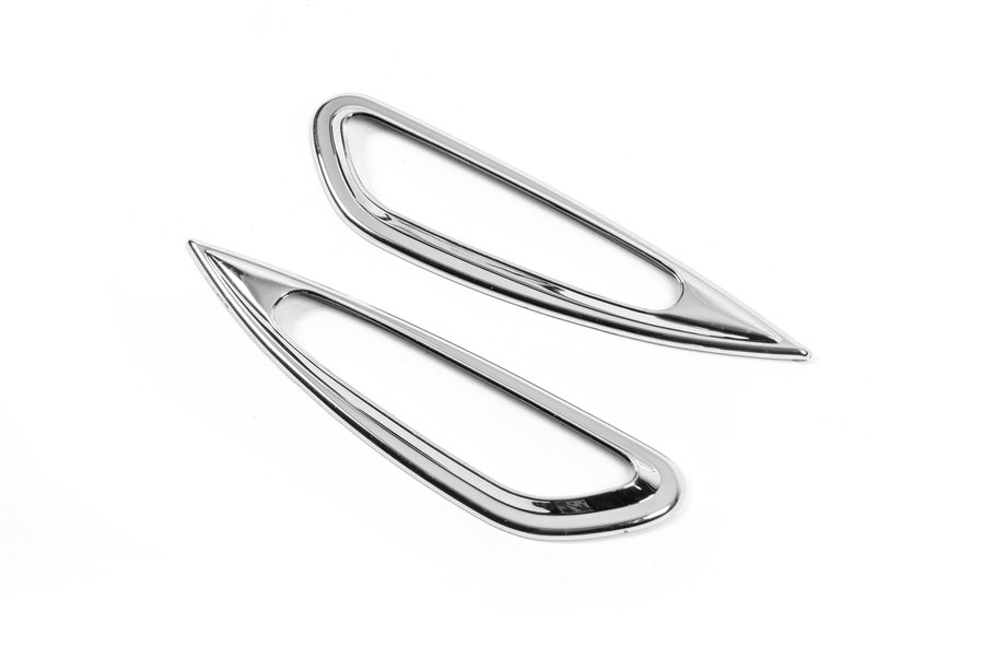 BMW 5 Series E60/E61 2003-2010 Couvercles chromes pour repetiteurs lateraux (2 pcs, plastique) Image
