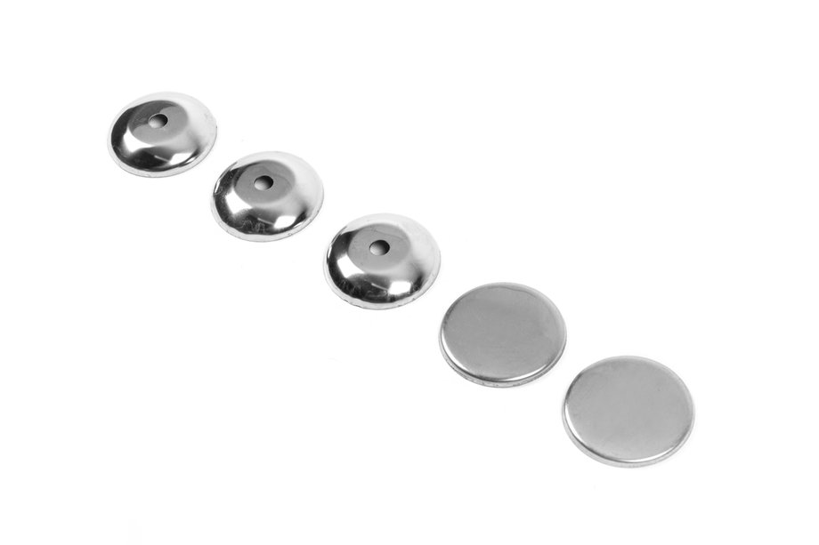 Ford Connect 2010-2013 Caches de serrure (5 pcs, inox) Omsa - Acier Inoxydable Italien Photo 2