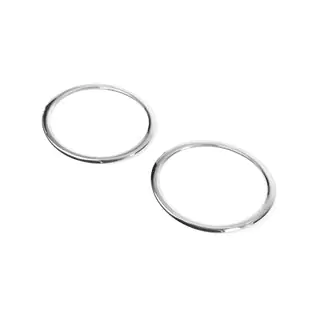 Caches Chromés pour Phares Antibrouillard (2009-2013, 2 pcs, Acier Inoxydable) photo 2