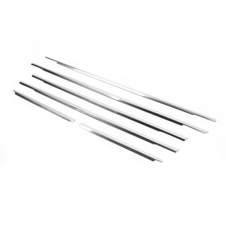 Baguettes inférieures de vitres inox (6 pcs) Chevrolet Captiva 2006-2019 photo 2