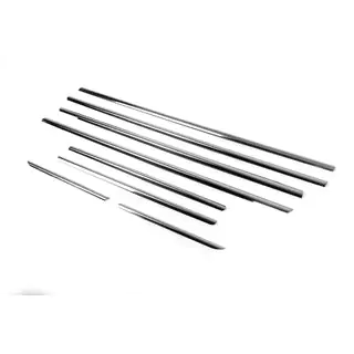 Encadrement extérieur de vitres (8 pcs, inox) photo 2