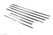Opel Zafira B 2005–2011 Encadrement extérieur de vitres (8 pcs, inox) OmsaLine - Acier Inoxydable Italien photo 2