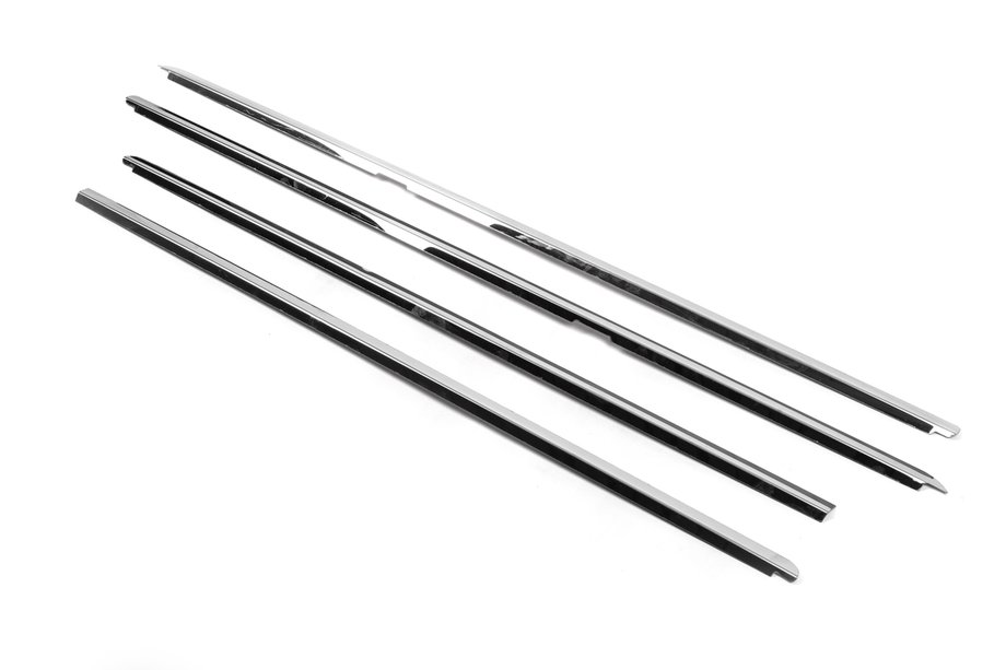 Volkswagen Bora 1998-2004 Encadrement Exterieur de Vitres Acier Inoxydable (4 pcs) Photo 3