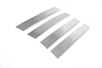 Nissan Qashqai 2014-2021 Couvre Montants de Portes Chromés (4 pcs, Inox) photo 2