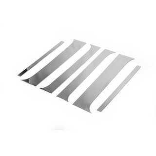 Couvre montants chromés (6 pcs, inox) photo 2