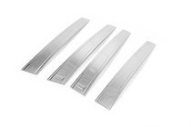 Toyota Corolla 2002-2007 Couvre-montants chromés (4 pcs, inox) photo 2