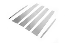Mitsubishi L200 2006-2015 Enjoliveurs de Montants de Porte en Acier Inoxydable (6 pcs) photo 2