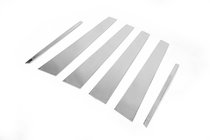 Mercedes E-сlass W210 1995-2002 Enjoliveurs de Montants de Porte en Acier Inoxydable (6 pcs) photo 2