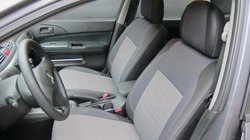 Mitsubishi Lancer 9 2004-2008 Housses de Sièges Auto (Similicuir↗Tissu, Premium) photo 1