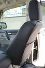 Mitsubishi Pajero Wagon IV 2006-2021 Housses de Sièges Auto (Similicuir↗Tissu, Premium) photo 3