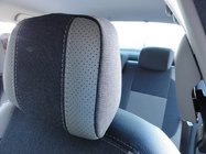 Renault Fluence 2009-2016 Housses de Sièges Auto (2009-2012, Similicuir↗Tissu, Premium) Banquette Arrière Monobloc photo 4