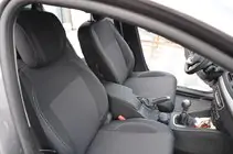 Renault Megane III 2009-2016 Housses de Sièges Auto (Cuir Écologique↗Tissu, Premium) photo 5