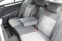 Skoda Superb 2009-2015 Housses de Sièges Auto (2008-2013, Similicuir↗Tissu, Premium) photo 4