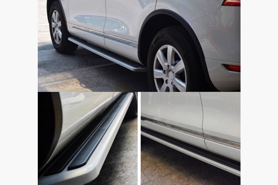 Volkswagen Touareg 2010-2018 Marchepieds style d'origine V2 (2 pcs, Aluminium) Image