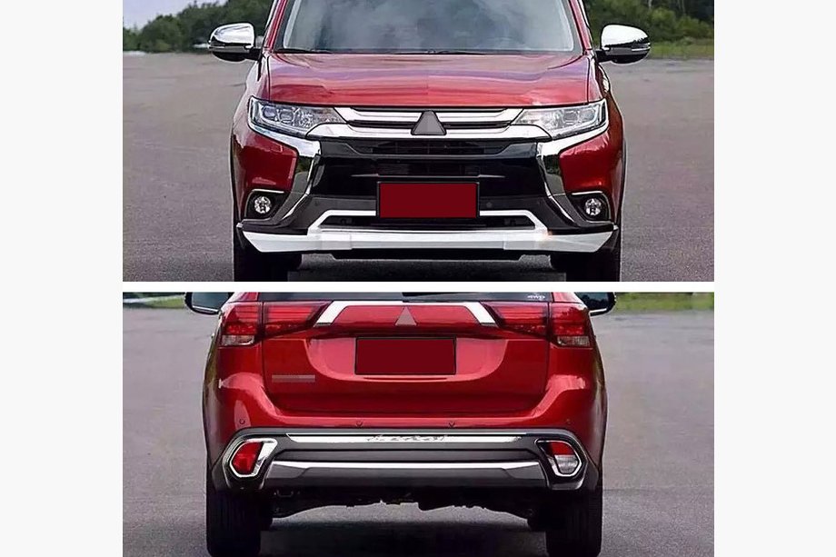 Mitsubishi Outlander 2012-2021 Extensions avant et arrière (2 pcs, 2015-2018) Image