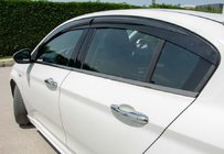 Fiat Tipo 2016- Moulures inférieures de vitres chrome foncé inox photo 1