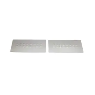 Seuils de porte intérieurs OmsaLine (2 pcs, Inox)
