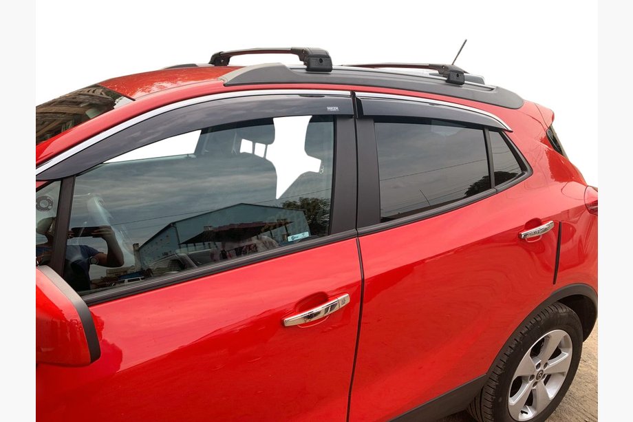 Opel Mokka 2012-2021 Déflecteurs de vitres avec moulure chromée (4 pcs, Niken) Image