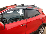 Opel Mokka 2012-2021 Déflecteurs de vitres avec moulure chromée (4 pcs, Niken) photo 1