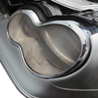 Mercedes C-class W203 2000-2007 Couvre-phares (2 pcs, Plastique) photo 2