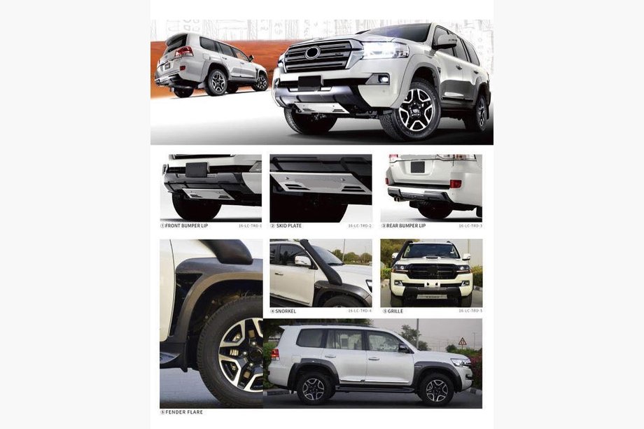 Toyota Land Cruiser 200 2007-2021 Kit Carrosserie Complet 2016↗ (TRD-Safari) Photo 1