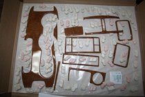 Hyundai Tucson JM 2004- Habillages de tableau de bord effet bois (USA) photo 1