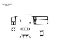 Mitsubishi Pajero Sport 1996-2007 Couvre Tableau de Bord (2002-2007) photo 3