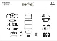 Mitsubishi Pajero Wagon III 1999-2006 Couvre tableau de bord (Meric) photo 2