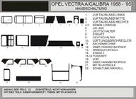 Opel Vectra A 1987-1995 Couvre tableau de bord (Hartman) photo 1