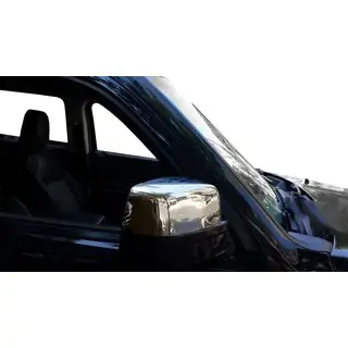 Coques de Rétroviseurs (2 pcs, Inox)
