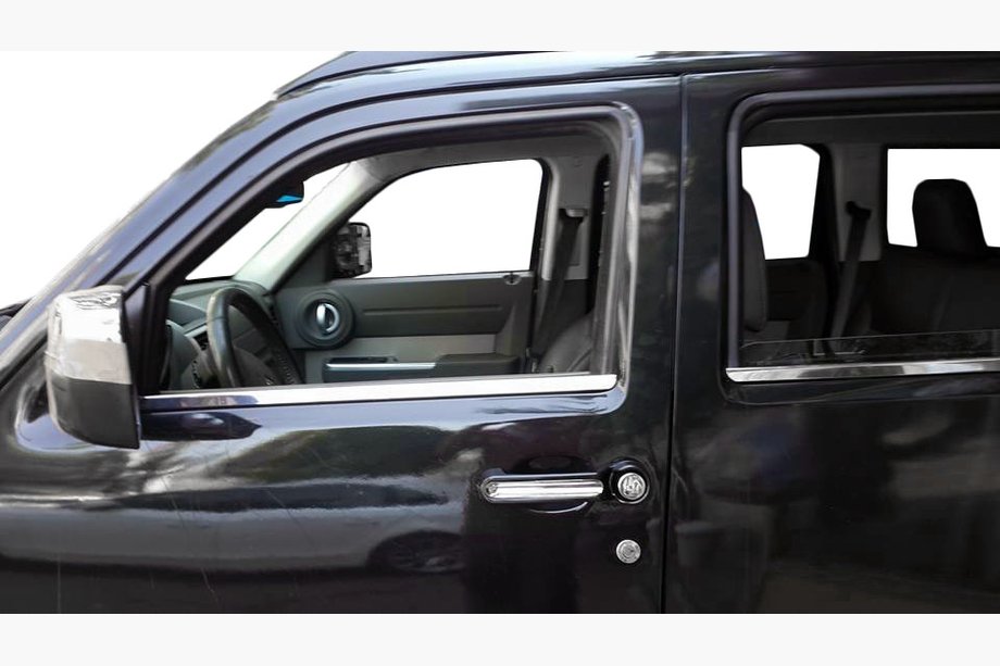 Dodge Nitro 2006-2011 Moulure de Fenetre Acier Inoxydable Image