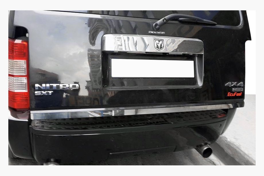 Dodge Nitro 2006-2011 Baguette de coffre inox Image