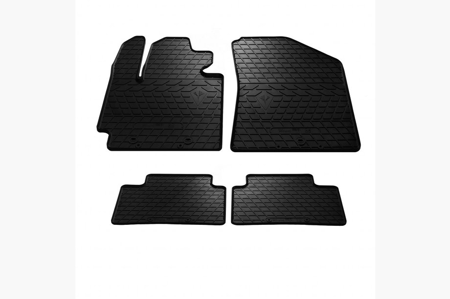 Kia Soul II 2013-2018 Tapis en caoutchouc (4 pcs, Stingray Premium) Image