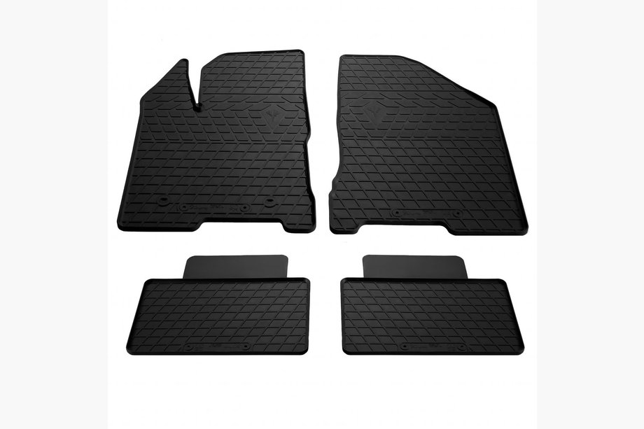 Lada Vesta 2015- Tapis en caoutchouc (4 pcs, Stingray Premium) Image