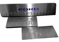 Ford Transit 2014- Seuils de porte LED bleu (3 pcs, inox) photo 1