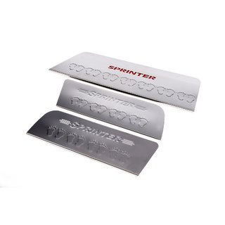 Seuils de porte intérieurs Carmos V4 (3 pcs, inox) Mercedes Sprinter W906 2006–2018 photo 1