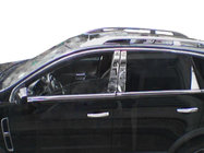 Opel Antara 2006-2017 Kit baguettes de contour de vitres chromées inox photo 1