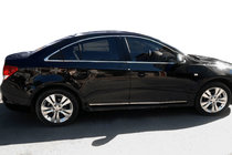 Chevrolet Cruze 2009–2015 Couvre-Moulures de Portes Chromés (Inox) photo 1