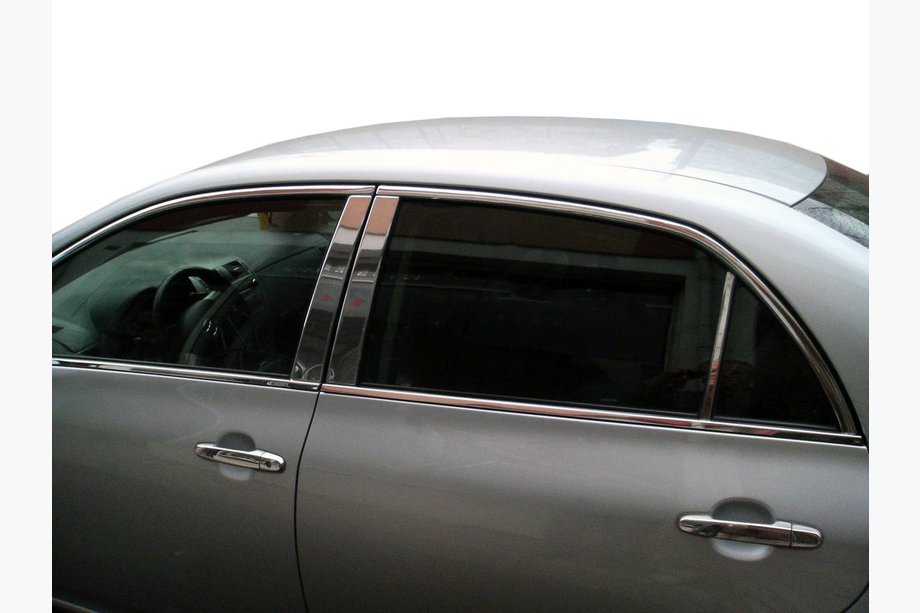 Toyota Corolla 2007-2013 Couvre-montants en acier inoxydable Image
