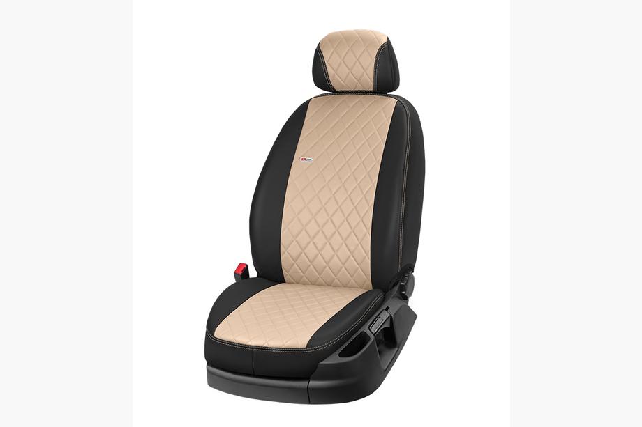 Toyota Fortuner 2015- Housses de sièges auto en similicuir Eco Grand 2020 (ensemble complet) Photo 8