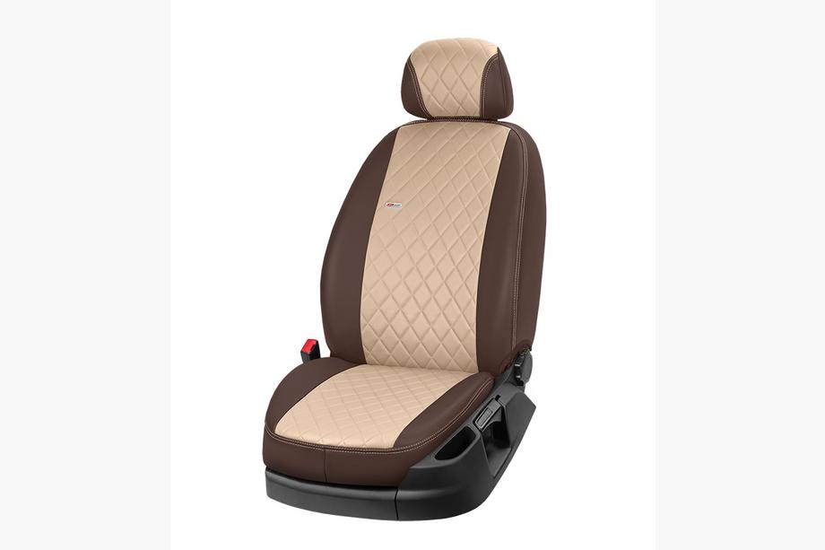 Toyota Fortuner 2015- Housses de sièges auto en similicuir Eco Grand 2020 (ensemble complet) Photo 12