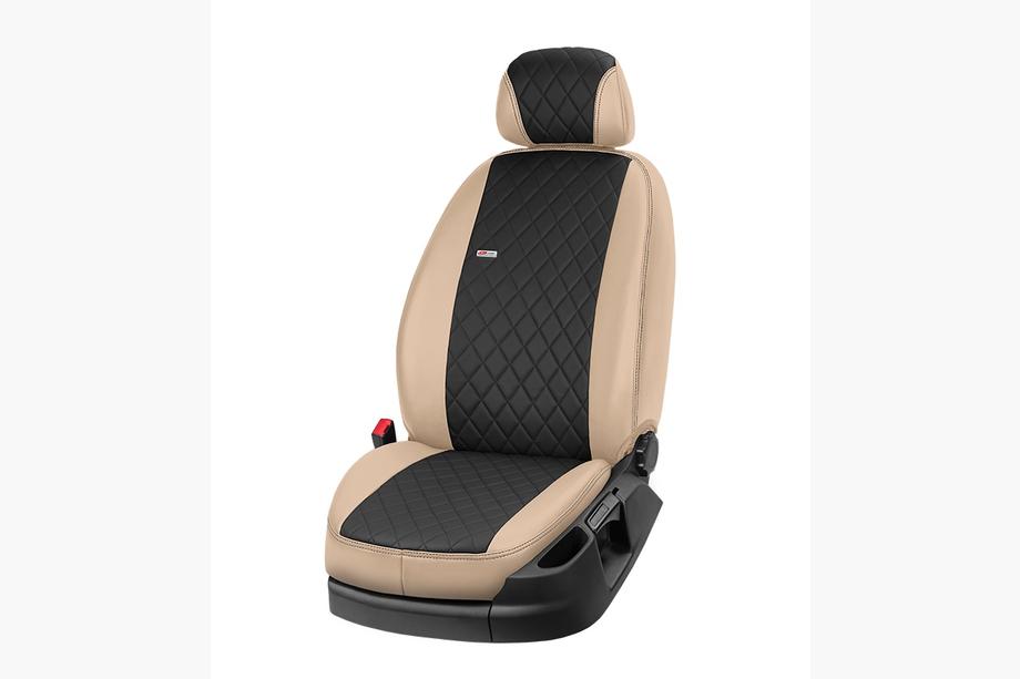 Toyota Fortuner 2015- Housses de sièges auto en similicuir Eco Grand 2020 (ensemble complet) Photo 14