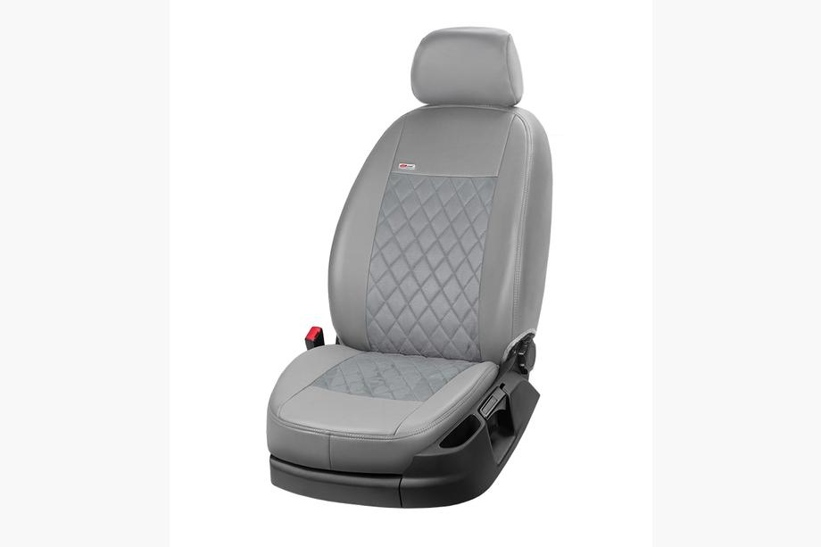 Hyundai Getz 2002- Housses de sièges simili cuir+tissu+alcantara Eco Prestige Antara (intérieur complet) Photo 3