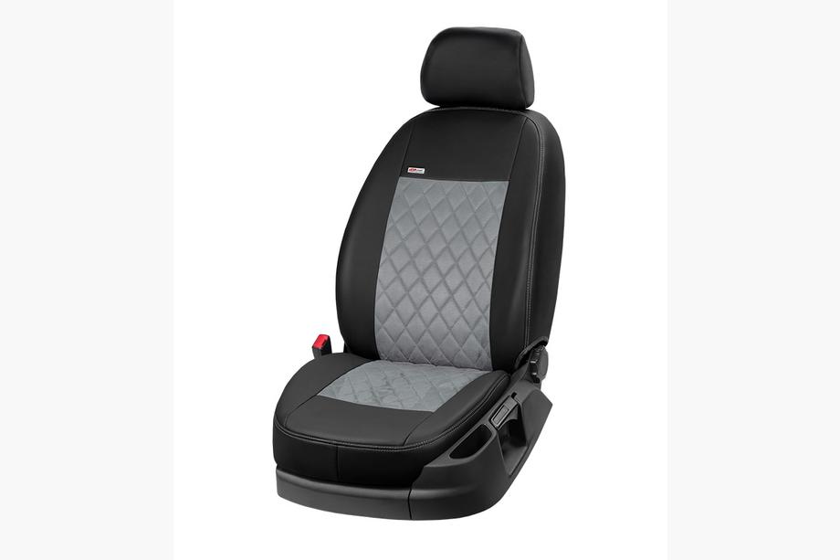 Hyundai Getz 2002- Housses de sièges simili cuir+tissu+alcantara Eco Prestige Antara (intérieur complet) Photo 9