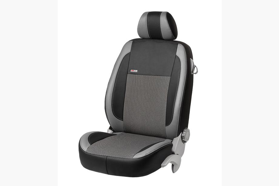 Nissan NV300/Primastar 2016- Housses de Sièges Auto Similicuir+Tissu+Alcantara VIP Elite (Avant) Photo 8