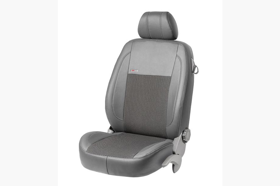 Nissan NV300/Primastar 2016- Housses de Sièges Auto Similicuir+Tissu+Alcantara VIP Elite (Avant) Photo 2