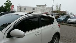 Nissan Qashqai 2010-2014 Barres de Toit Chromées photo 2